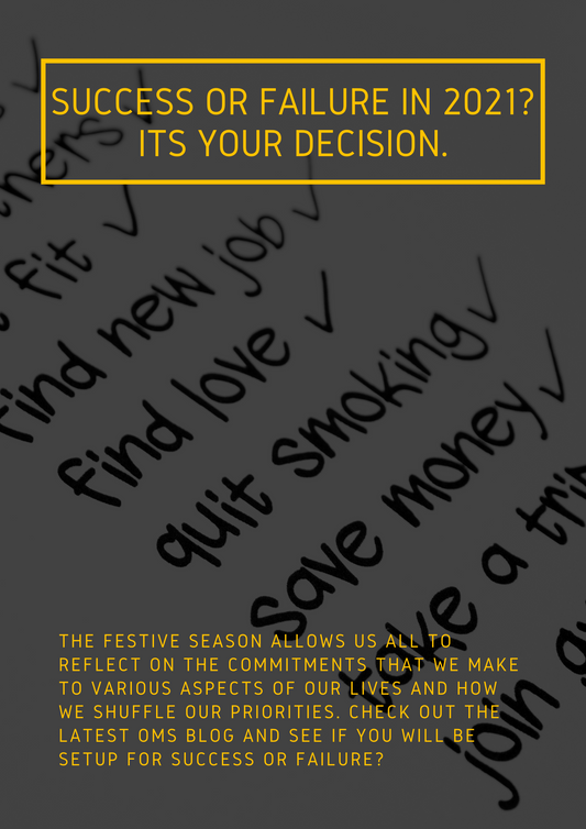 Success or Failure in 2021? Its Your decision.