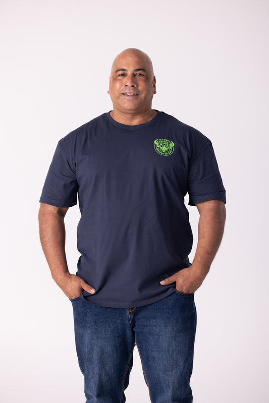 Old Man Strength Original Range - Dominating Navy T-Shirt