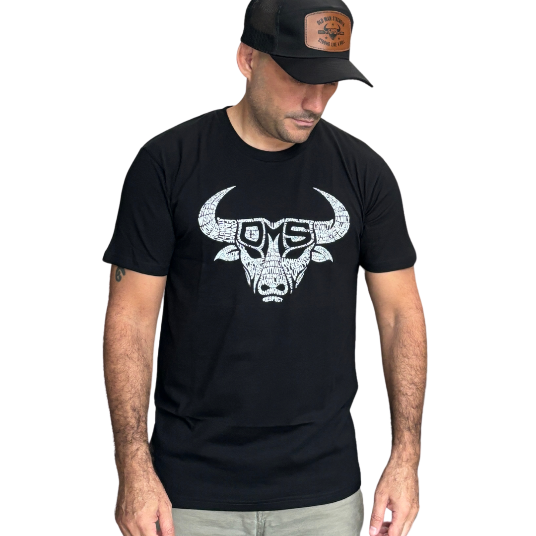 Old Man Strength Standard Range T-Shirt - Words