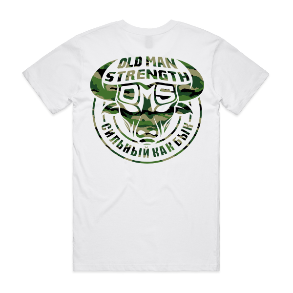 Old Man Strength Standard Range - Camo T-Shirt