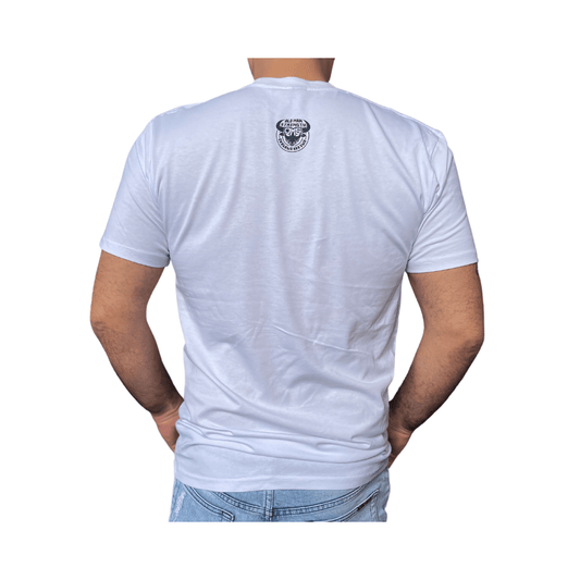 OLD MAN STRENGTH, BULL t-shirt, Old Men Strength Training T-shirt, Mens white T-shirt, Bull T-shirt, Mens Gym Shirts, Fitness t-shirt, Mens Tee