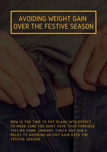Avoiding weight gain over the festive season