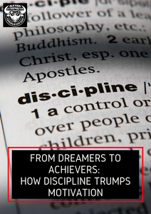 discipline v motivation, discipline blog, discipline for over 40, how do i become more disciplined, discipline blog for guys over 40 
