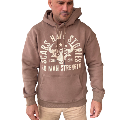 Old Man Strength Original Range Hoodie - Scars