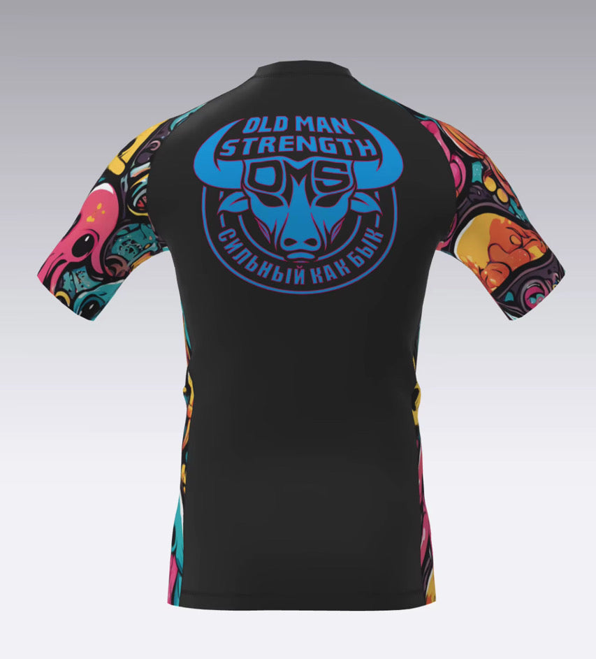 Old Man Strength Rash Guard - The Squid (PREORDER)