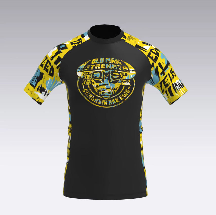 Mens BJJ Rash Guard Australia – The Squid | Old Man Strength – Old Man ...