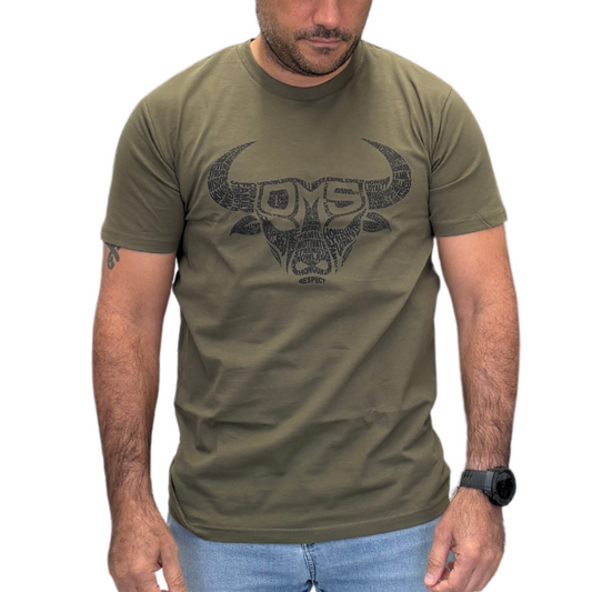 Old Man Strength Original Range - Words Army Green