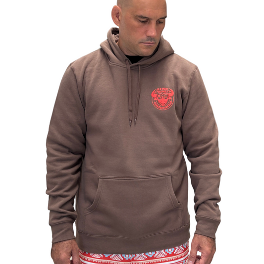 Old Man Strength Original Range Hoodie - The Crack Walnut