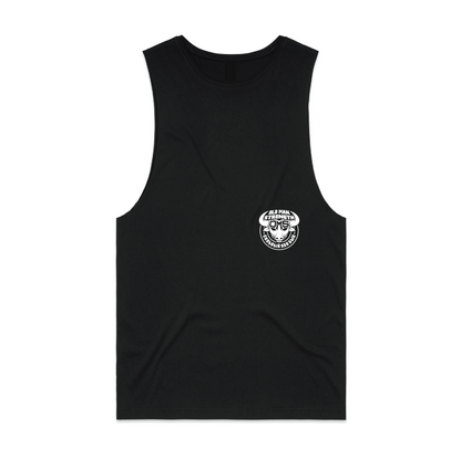 Old Man Strength Original Range Muscle Tank Top - Crazy Bull