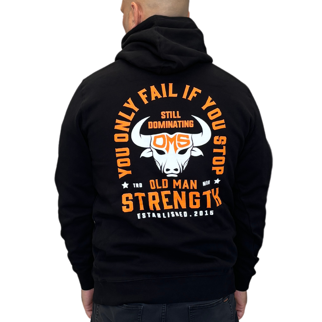 Old Man Strength Original Range Hoodie - Dominating