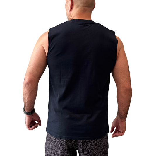 Old Man Strength Original Range Classic Tank Top - LB Bull Navy