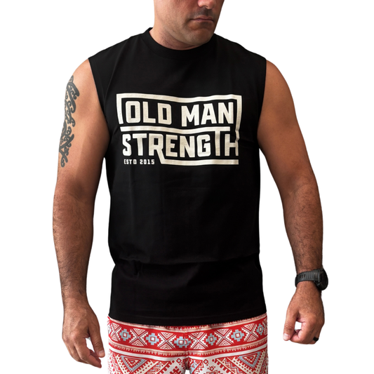 Old Man Strength Original Range Classic Tank Top - Loyal Black