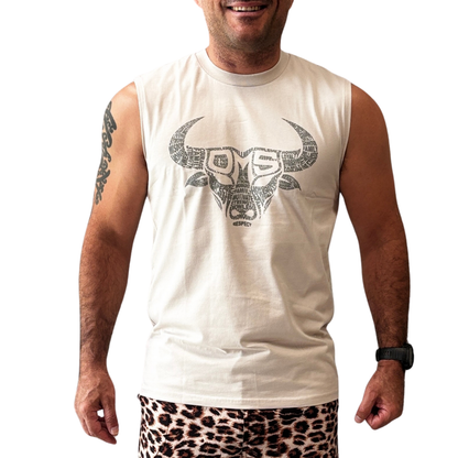 Old Man Strength Original Range Classic Tank Top - Words Bone