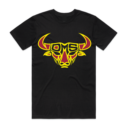 Old Man Strength Standard Range - Maroon & Yellow T-Shirt